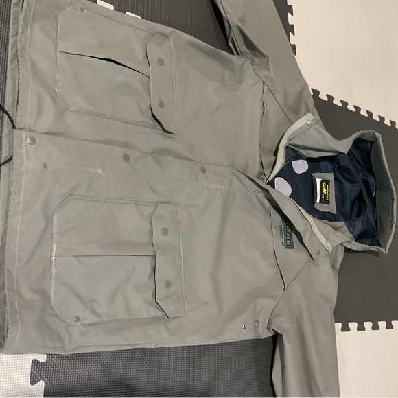 SOLD. Wetskins Adult Fresh Water Waterproof Hooded Rain Jacket and Pants  Size L - Picture 7 of 11